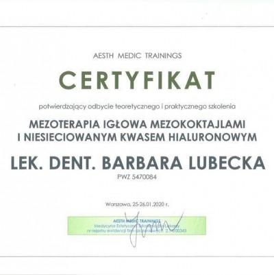 certyfikat 18